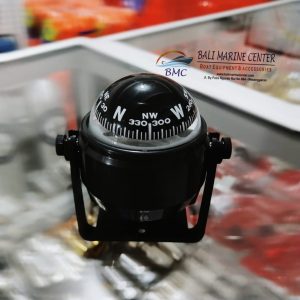 Compass w/ Bracket Mount Black / Aksesoris Kapal