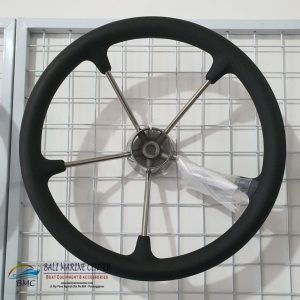 Steering Wheel OD 15-1/2" w/ Rubber Boot - Stir Kapal