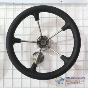 Steering Wheel OD 13-1/2" w/ Rubber Boot - Stir Kapal
